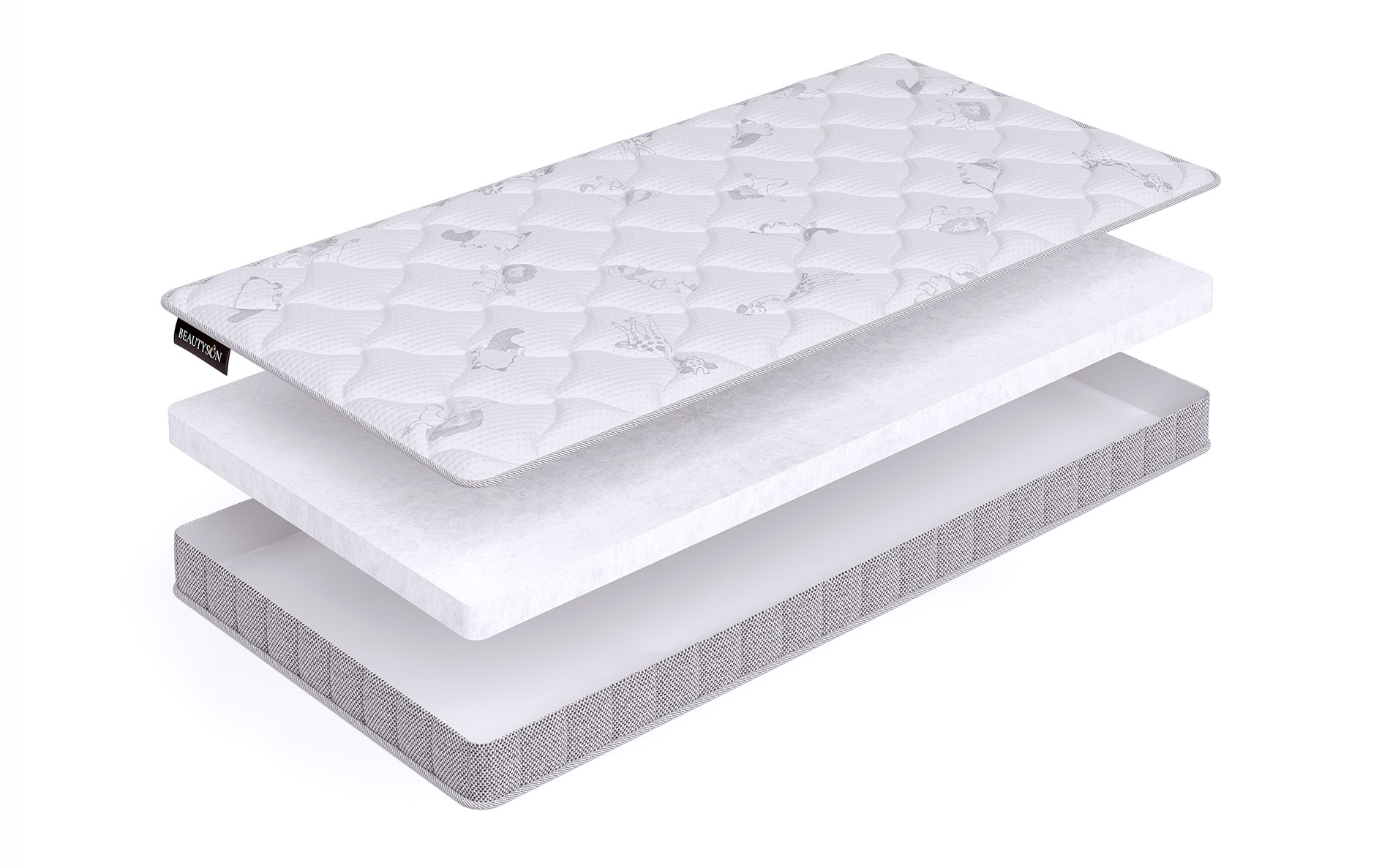 детский матрас Beautyson Baby Fiber 6 1 Beautyson Baby Fiber 6